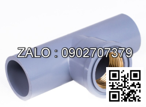 Tê nhựa uPVC giảm ren trong thau D1/2