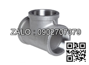 Tê giảm ren trong , ren trong Inox 304 1-1/4