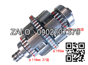 Gia công bộ nồi hộp số xe nâng