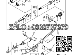 SPACER, P/N: 22N48-52811, TCM (dung cho Xi lanh nghieng xe nang dien TCM, Model xe: FB30-8)