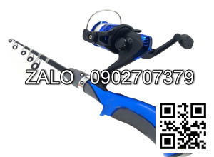 Bộ cần câu cá 1m5 kèm máy câu 2000