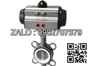 Van bướm INOX điều khiển khí nén Kosaplus DN22