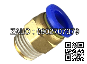 khớp nối PC 17-10 ( Đầu ren 17 đầu ra hơi 10 )