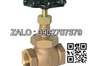 Van cầu ren đồng Kizt DN1-1/2