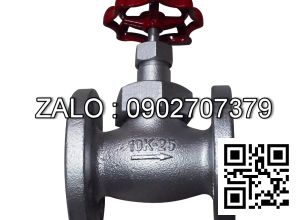 Van cầu ( hơi ) gang mặt bích Arita - Malaysia DN80