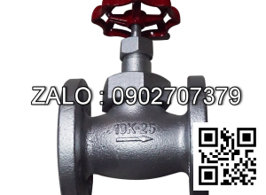 Van cầu ( hơi ) gang mặt bích Arita - Malaysia DN300