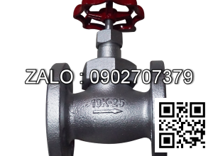 Van cầu ( hơi ) gang mặt bích Arita - Malaysia DN16