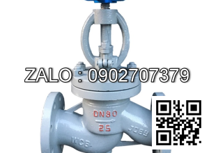 Van cầu ( hơi ) thép mặt bích DN80