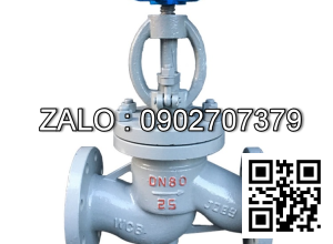 Van cầu ( hơi ) thép mặt bích DN2