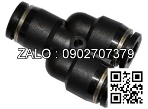 Đầu Nối Khí Chữ Y OD12 mm Đen Airtac PY12D