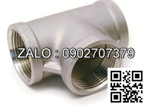 Tê ren trong mạ kẽm DN20,3000Lbs