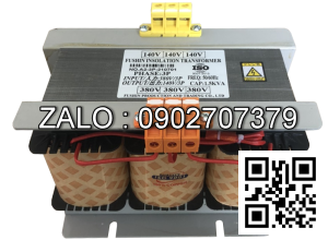 Biến áp cách ly 380V/110V-220V 1.5KVA (7A) - Nhản hiệu : LITANDA