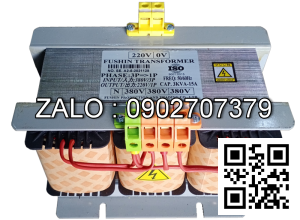 Biến áp 3P 380V ra 1P 220V-3KVA - Nhản hiệu : HANSINCO