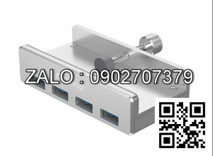 Hub Usb 4 Port Orico MH4PU-SV Usb 3.0 (Vỏ Sắt - Gắn Cạnh Bàn)