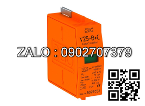 Chống sét lan truyền V25-B+C/0-280 (Upper Part Unit 280V, Imax 50kA) OBO 5097053
