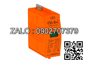 Chống sét lan truyền V50-B+C/0-280 (Upper Part Unit 280V, Imax 50kA) OBO 5093724