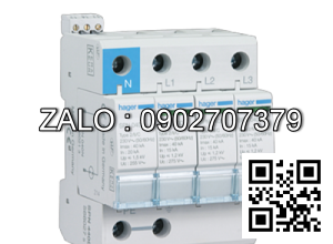 Chống sét lan truyền nguồn 1P+N 20kA Hager SPM220E
