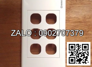 Mặt 6 công tắc Sino