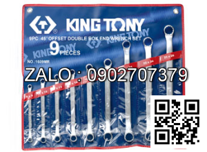 Bộ hai đầu vòng 9 cái hệ mét Kingtony 1609MR 8-26mm