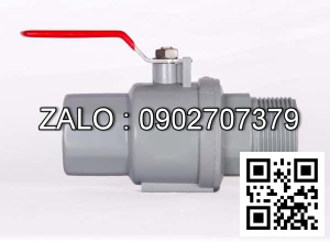 Van khóa nước nhựa răng ngoài tay gạt nước nhựa màu đỏ 114 Đồng Nai