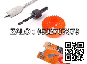 Bộ công cụ khoét lỗ gỗ và thạch cao
Asaki 3 chi tiết AK-3680