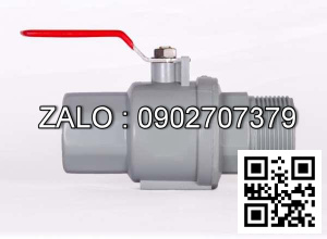 Van khóa nước nhựa răng ngoài tay gạt nước nhựa màu xanh 49 Đạt Hòa