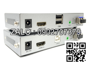 Bộ Nối Dài HDMI 20Km --> Cáp Quang Dtech - DT7059A