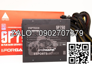 Nguồn VSPTECH SP750 IFORGAME (Chuẩn 80 Plus Silver)