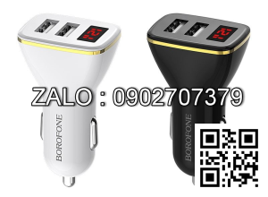 Cóc Sạc Xe Hơi Borofone BZ11 - 2 Cổng Usb