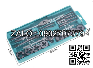 Bộ tay quay taro tạo ren trong và ngoài 20 chi tiết M3-M12