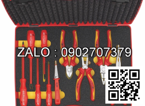 Bộ đồ nghề cách điện 1000V, kìm cách điện, tô vít cách điện 10pcs