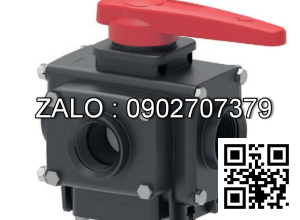 Van bi Inox ren trong ỏ giữa 5 ngã DN40