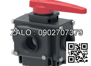 Van bi Inox ren trong ỏ giữa 5 ngã DN50