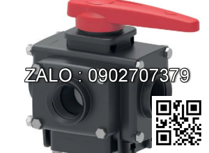 Van bi Inox ren trong ỏ giữa 5 ngã DN80