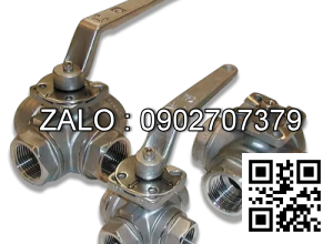 Van bi Inox ren ngoài ỏ giữa 4 ngã DN30