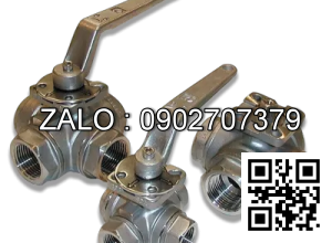 Van bi Inox ren ngoài ỏ giữa 4 ngã DN33