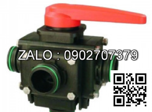 Van bi Inox ren ngoài ỏ giữa 5 ngã DN15