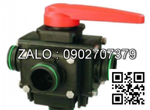 Van bi Inox ren ngoài ỏ giữa 5 ngã DN40