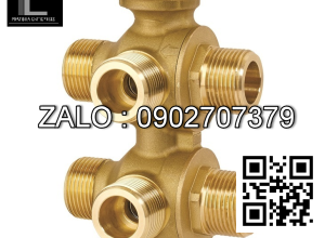 Van bi Inox ren ngoài ỏ giữa 6 ngã DN15