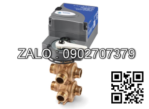 Van bi Inox ren ngoài ỏ giữa 6 ngã DN80