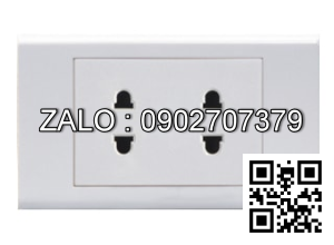 Mặt ổ cắm đôi sino