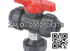 Van bi nhựa PVC rắc co 3 ngã DN33