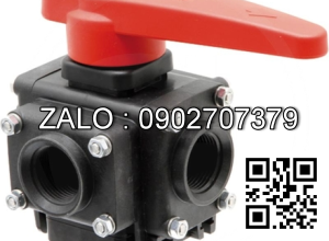 Van bi nhựa PVC 4 ngã DN30