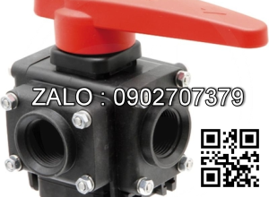 Van bi nhựa PVC 4 ngã DN80