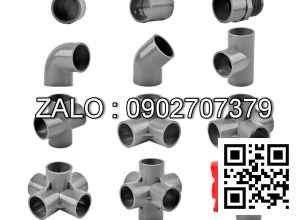 Van bi nhựa PVC 5 ngã DN100