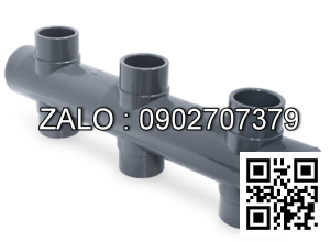 Van bi nhựa PVC 6 ngã DN10