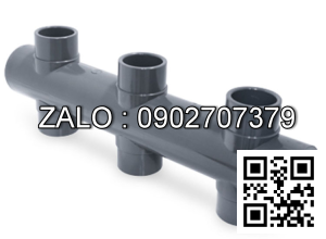 Van bi nhựa PVC 6 ngã DN50