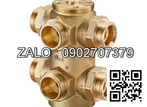 Van bi nhựa PVC ren ngoài 6 ngã DN35