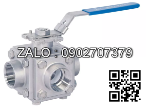 Van bi nhựa PVC ren trong 5 ngã DN40