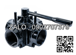 Van bi nhựa PVC ren ngoài ỏ giữa 4 ngã DN10